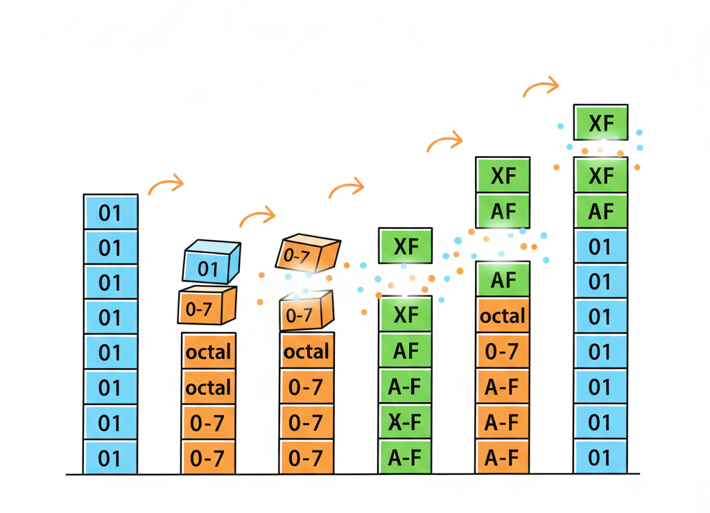 Поразрядное сложение: построение числа от младших разрядов к старшим