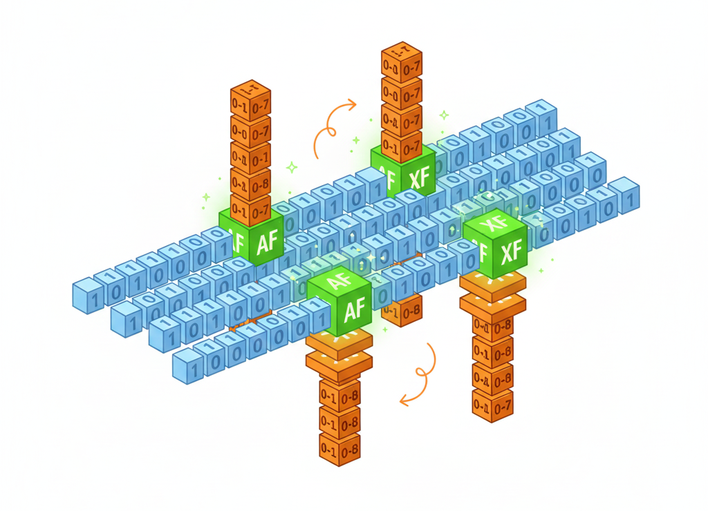 Умножение столбиком: комбинация поразрядных произведений