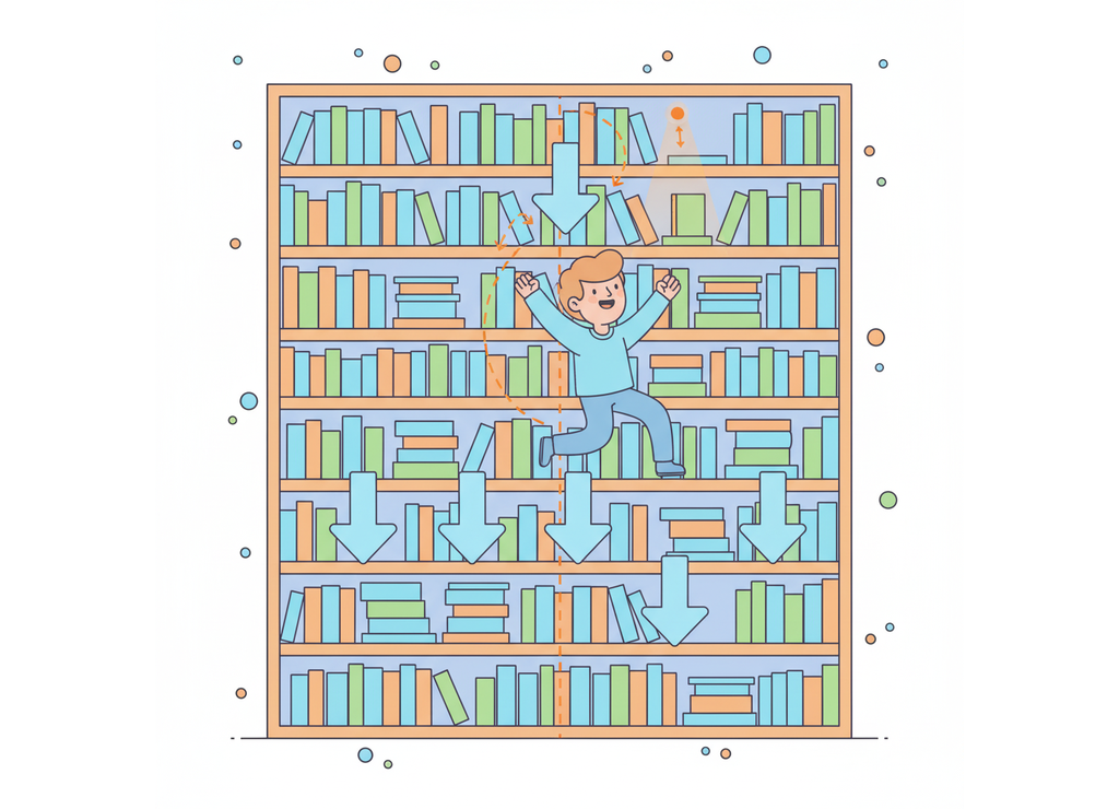 Бинарный поиск: каждый шаг отсекает половину вариантов