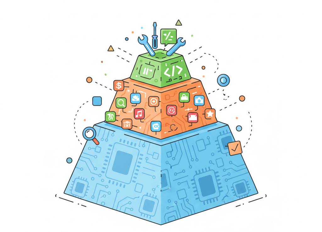 Архитектура ПО: от системного фундамента через приложения к инструментам разработки
