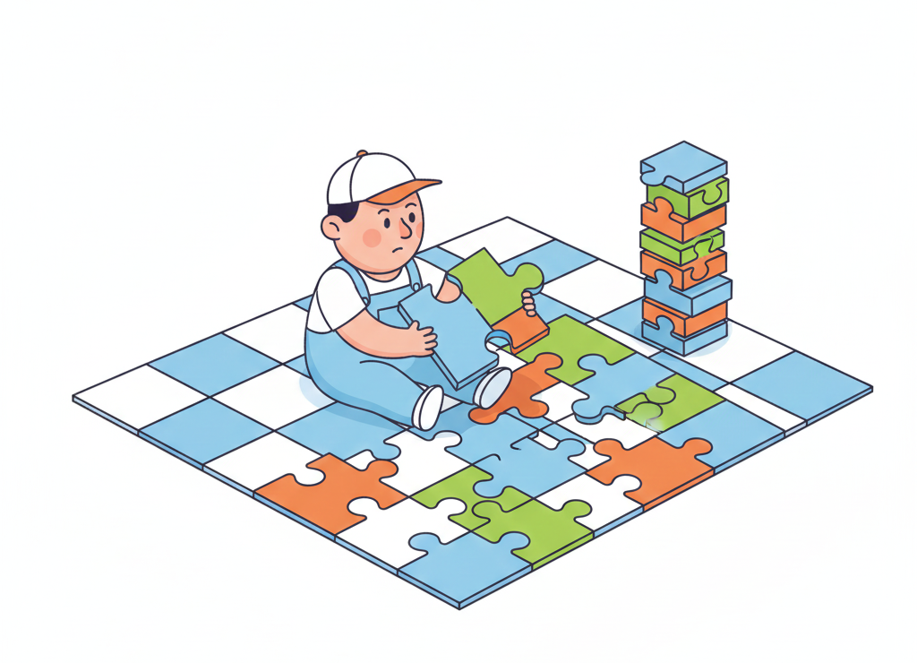 Файл — как пазл, разделённый на кусочки-кластеры