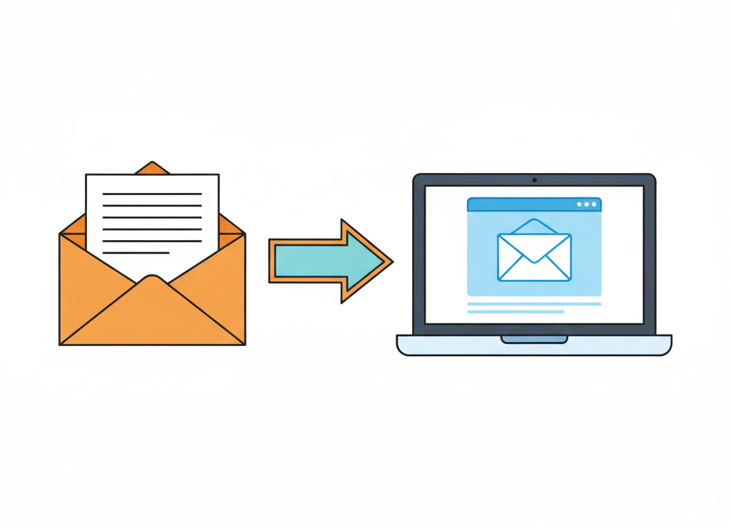 От бумажных писем к электронным