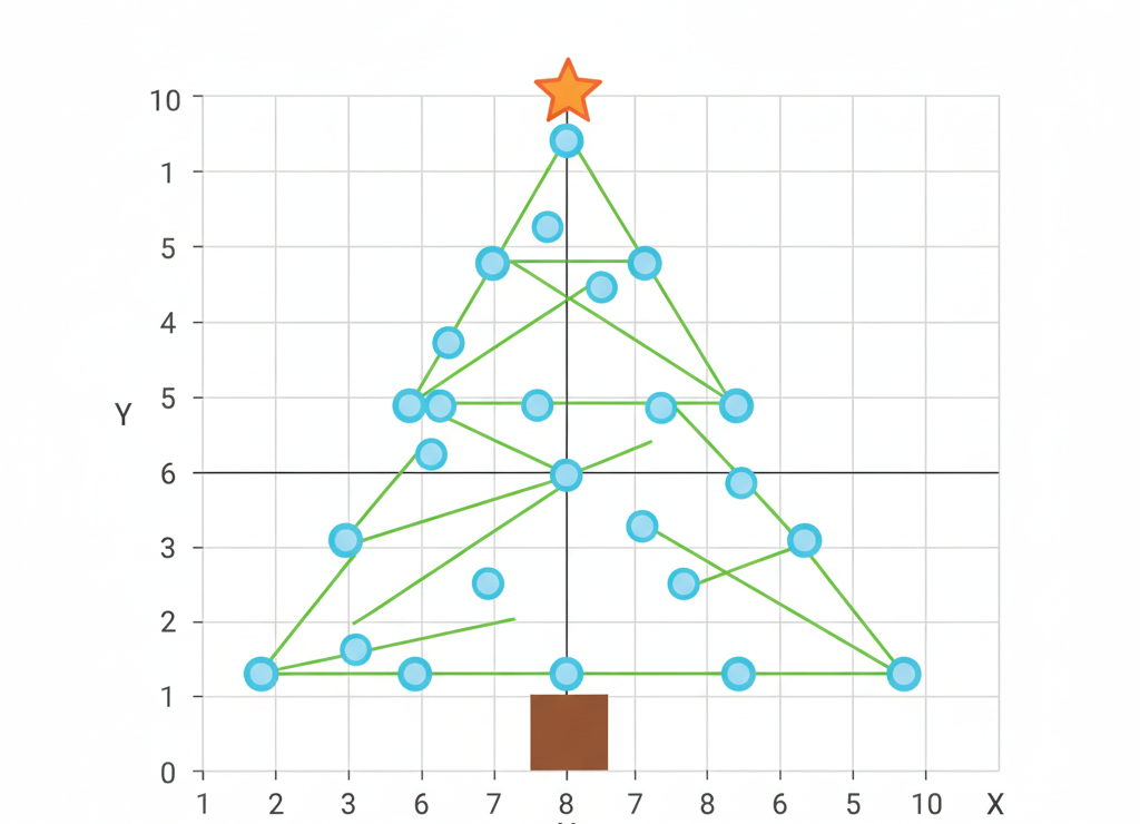 С помощью координат можно нарисовать любую картинку