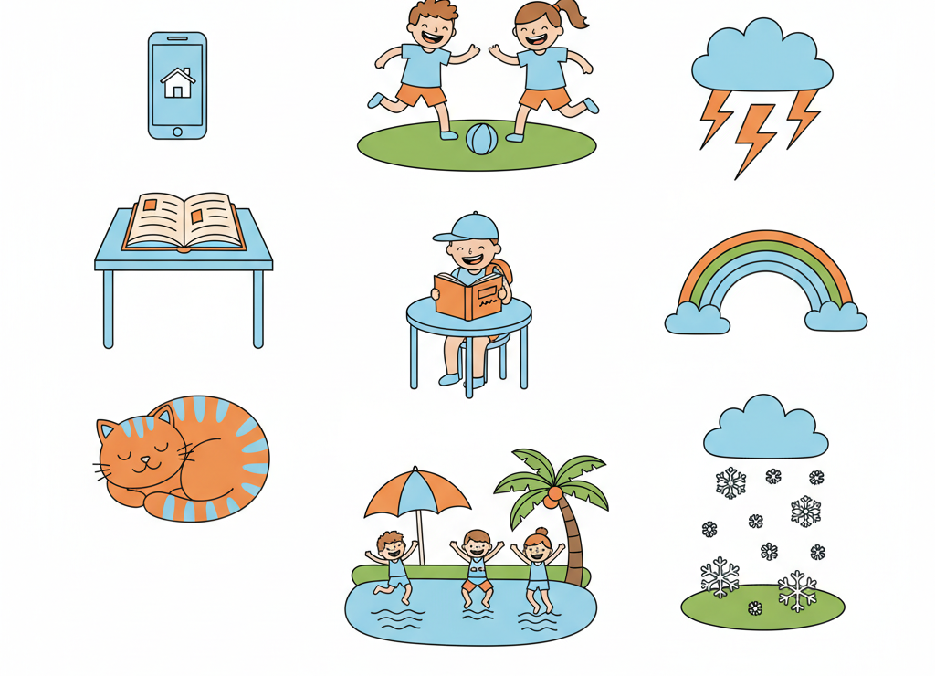 Объекты бывают разными: предметы, процессы и явления