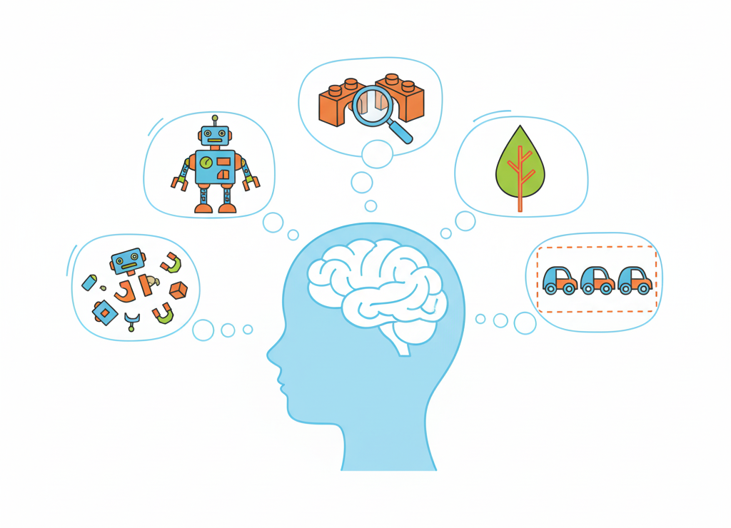 Так наш мозг создаёт понятия: анализ, синтез, сравнение, абстрагирование и обобщение