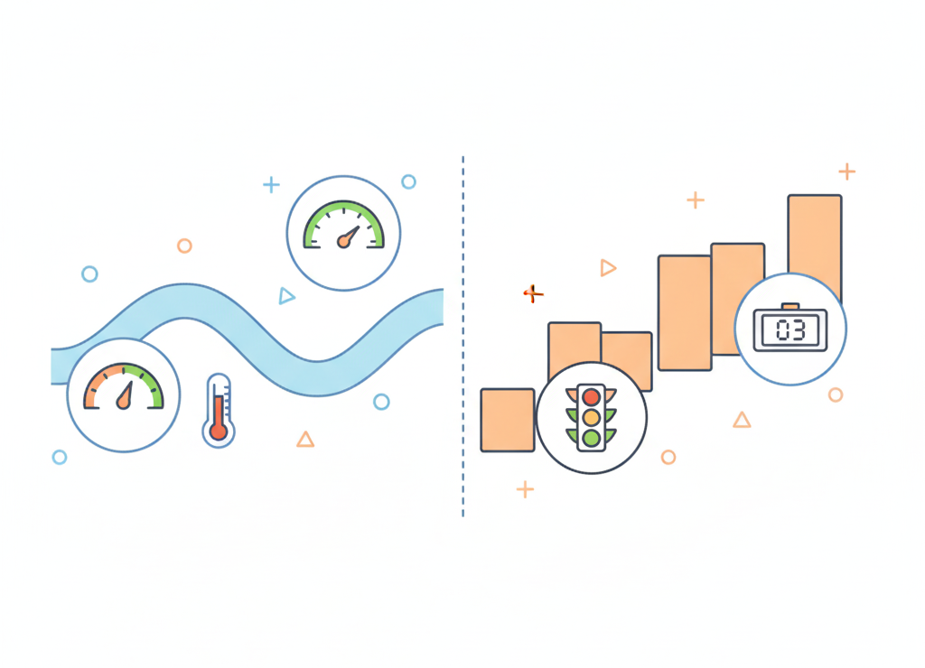 Непрерывный и дискретный сигналы — как горка и лестница