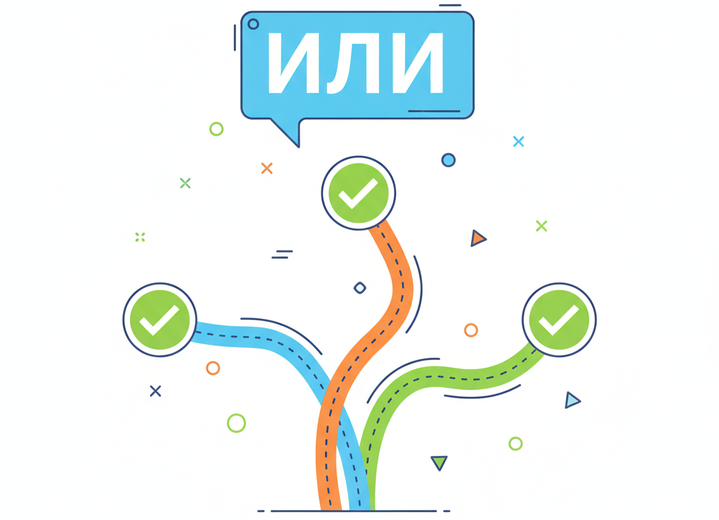 Связка ИЛИ — достаточно одного истинного условия