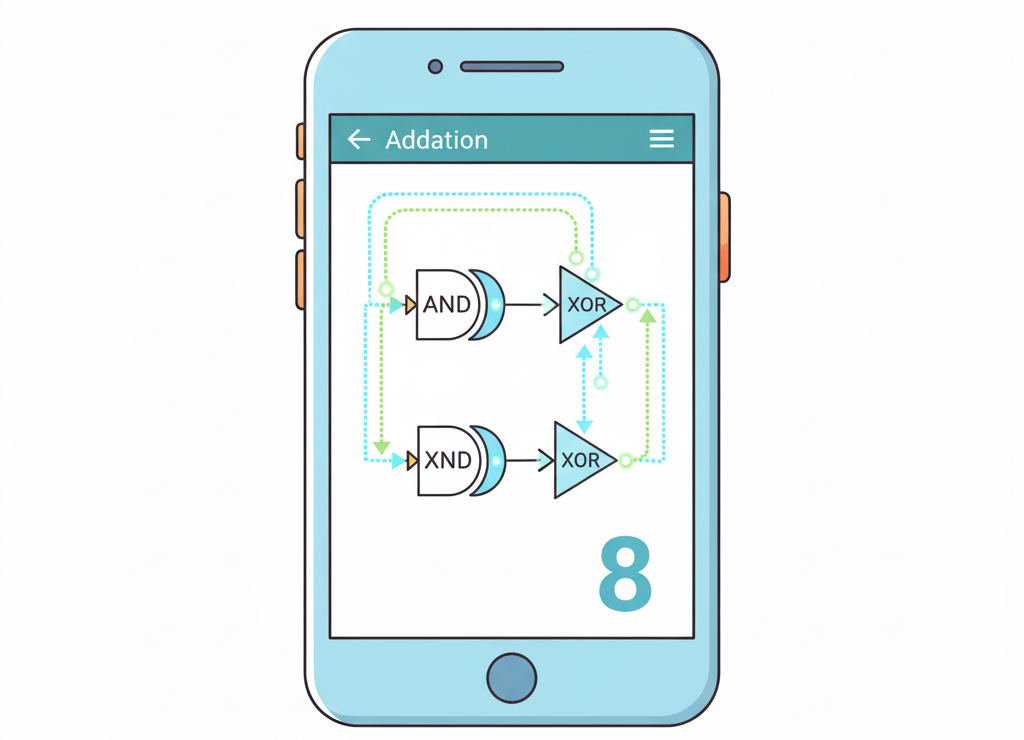 Логические элементы складывают числа в твоём телефоне