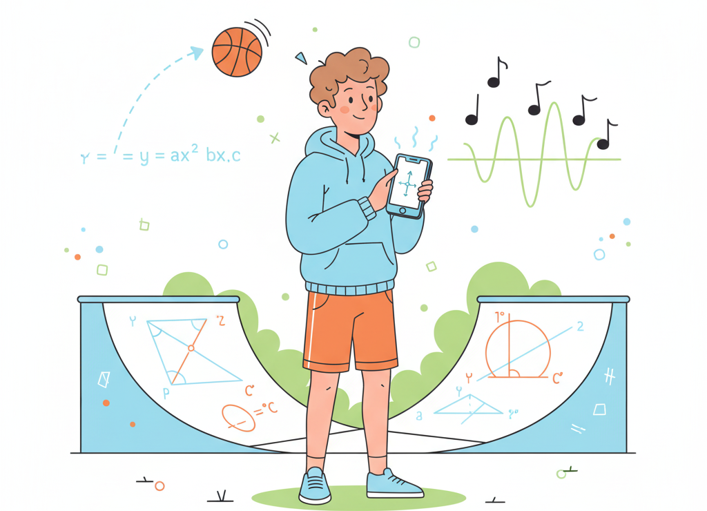 Математика помогает точно описать движение и изменения